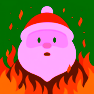 Santa On Fire